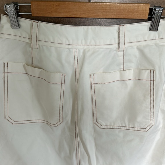 Kate Spade button down ivory white mini skirt - Picture 10 of 13
